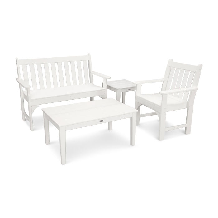 Vineyard 4-Piece Bench Seating Set