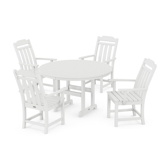 Country Living 5-Piece Round Farmhouse Dining Set