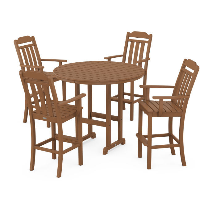 Country Living 5-Piece Round Farmhouse Bar Set