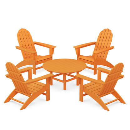 Vineyard 5-Piece Adirondack Chair Conversation Set