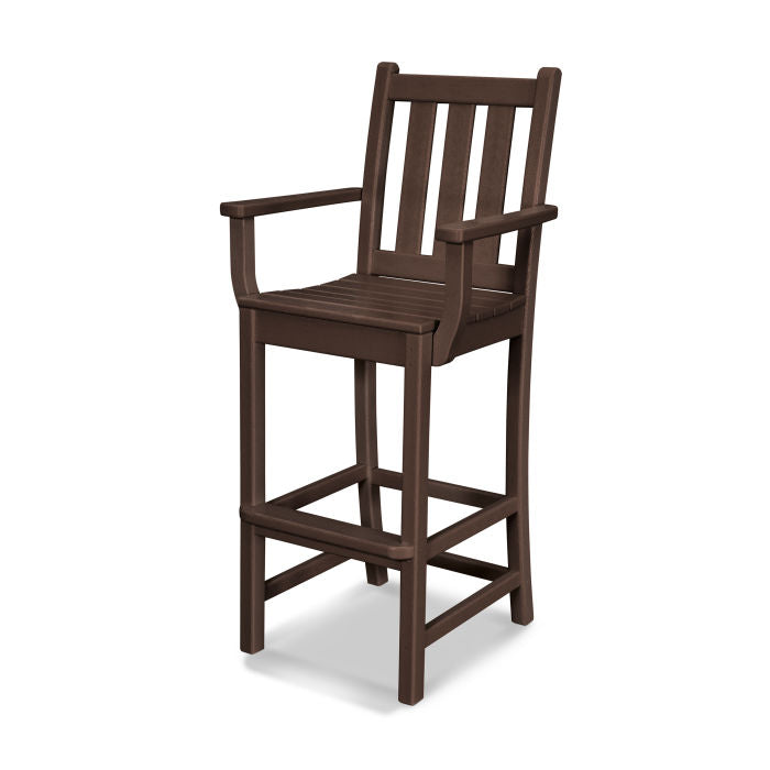 Traditional Garden Bar Arm Chair
