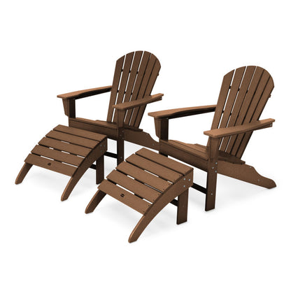 South Beach 4-Piece Adirondack Set
