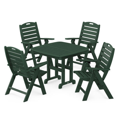 Nautical Highback Chair 5-Piece Dining Set