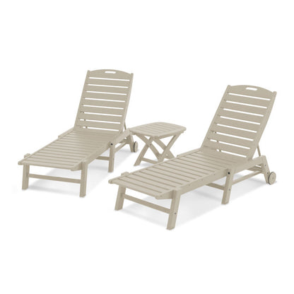 Nautical 3-Piece Chaise Set