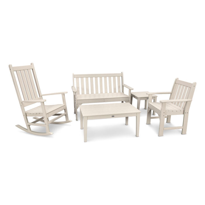 Vineyard 5-Piece Bench & Rocking Chair Set