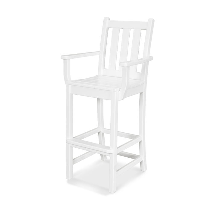 Traditional Garden Bar Arm Chair