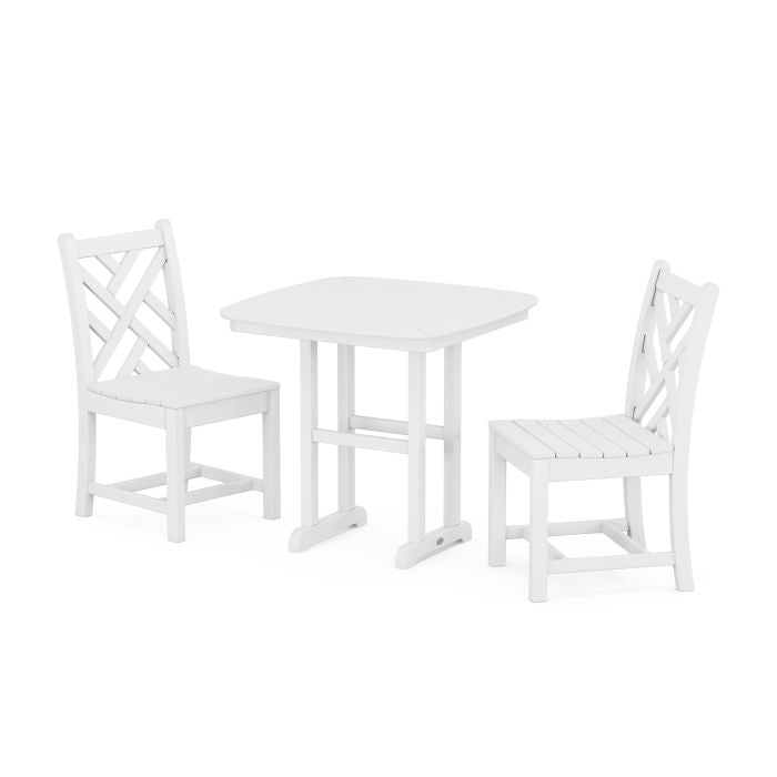 Chippendale Side Chair 3-Piece Dining Set