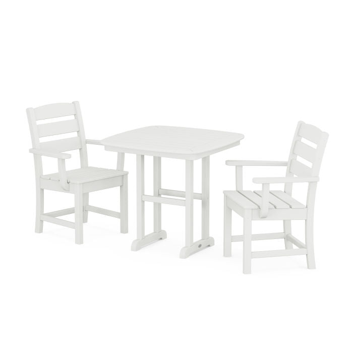 Lakeside 3-Piece Dining Set in Vintage Finish