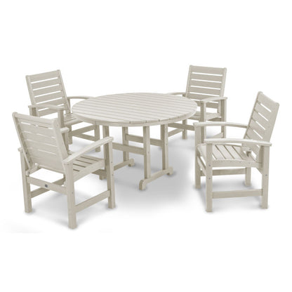 Signature 5-Piece Round Farmhouse Dining Set