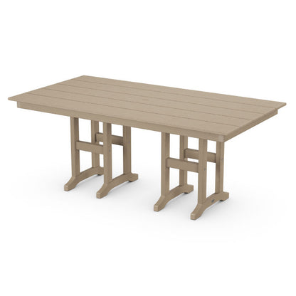 Farmhouse 37" x 72" Dining Table in Vintage Finish