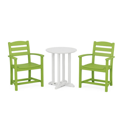 La Casa Café 3-Piece Round Dining Set