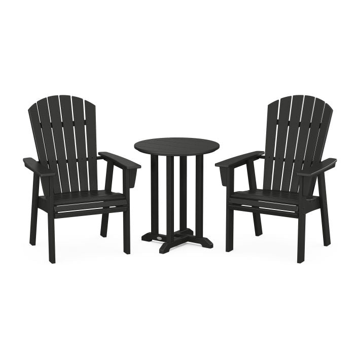 Nautical Adirondack 3-Piece Round Dining Set