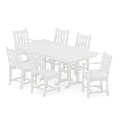 Traditional Garden 7-Piece Farmhouse Dining Set