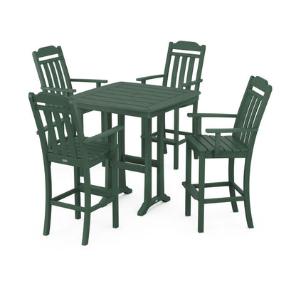 Country Living 5-Piece Bar Set with Trestle Legs