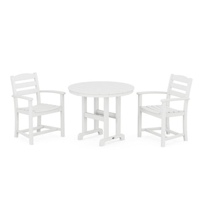 La Casa Café 3-Piece Round Dining Set