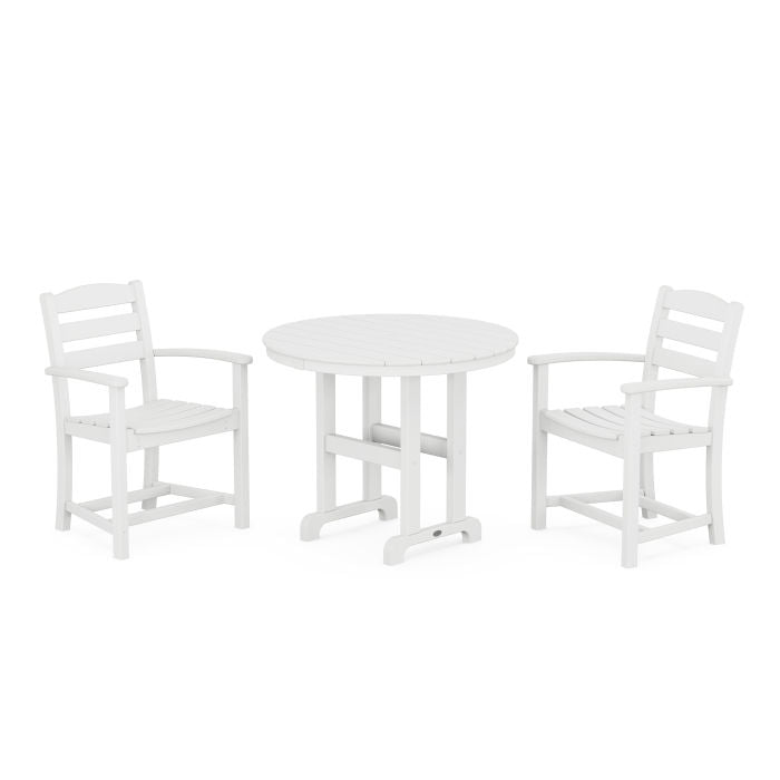 La Casa Café 3-Piece Round Dining Set