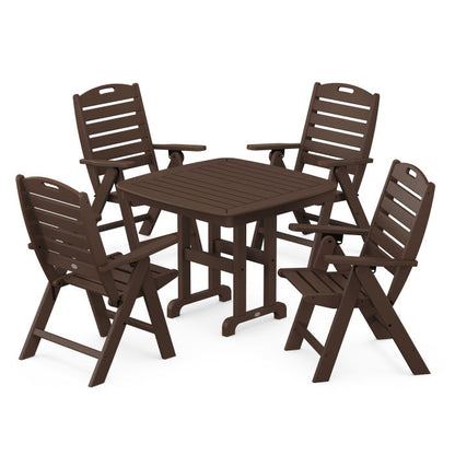Nautical Highback Chair 5-Piece Dining Set