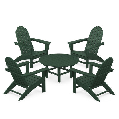 Vineyard 5-Piece Adirondack Chair Conversation Set