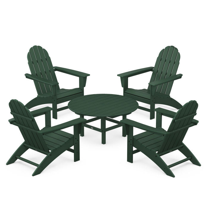 Vineyard 5-Piece Adirondack Chair Conversation Set