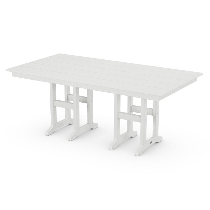 Farmhouse 37" x 72" Dining Table in Vintage Finish