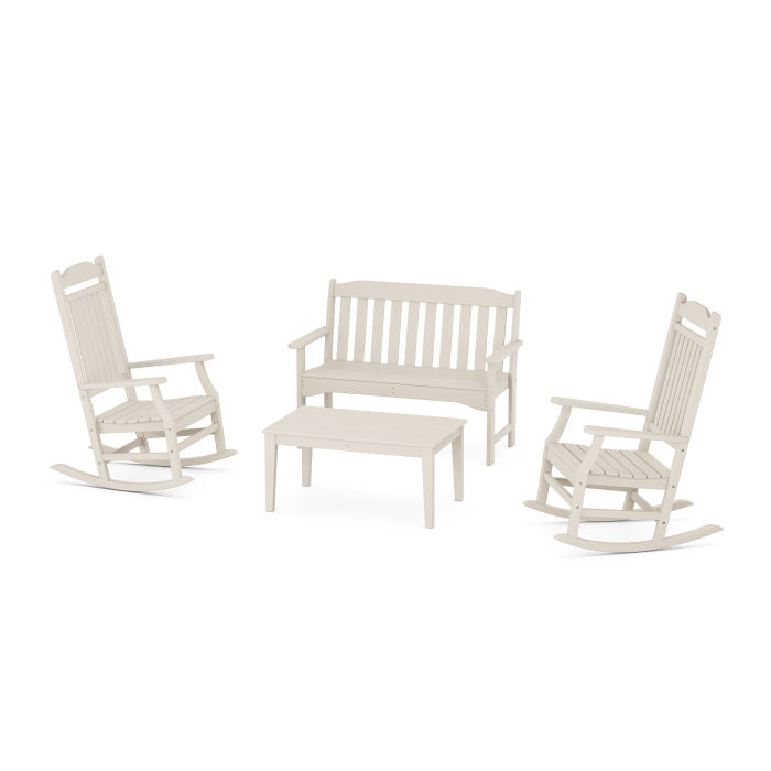 Cottage Rocking Chair 4-Piece Porch Set