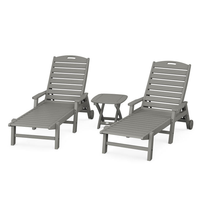 Nautical 3-Piece Chaise Set