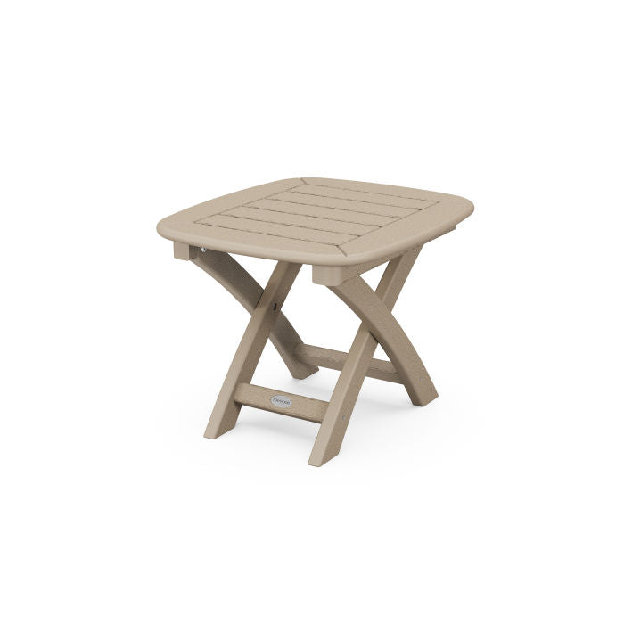 Nautical 21" x 18" Side Table in Vintage Finish