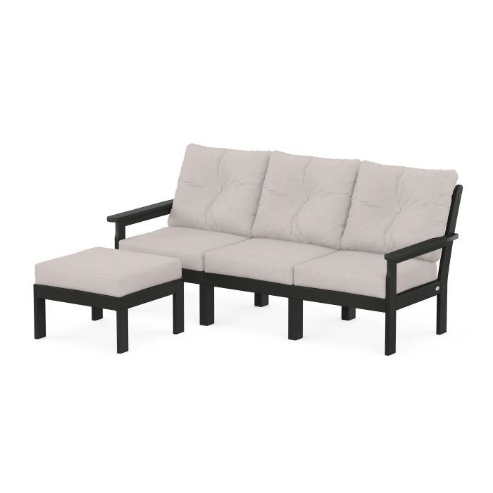 Vineyard 4-Piece Sectional with Ottoman