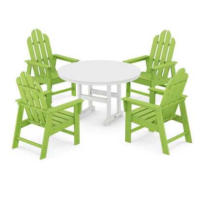 Long Island 5-Piece Round Farmhouse Dining Set