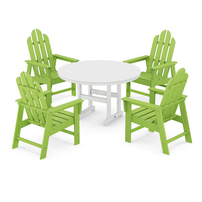 Long Island 5-Piece Round Farmhouse Dining Set