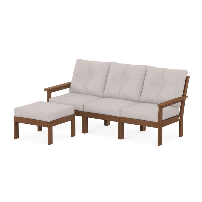 Vineyard 4-Piece Sectional with Ottoman