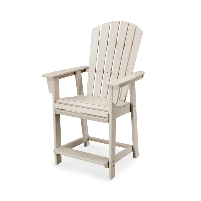 Nautical Curveback Adirondack Counter Chair