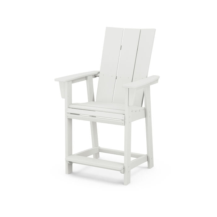 Modern Curveback Adirondack Counter Chair in Vintage Finish