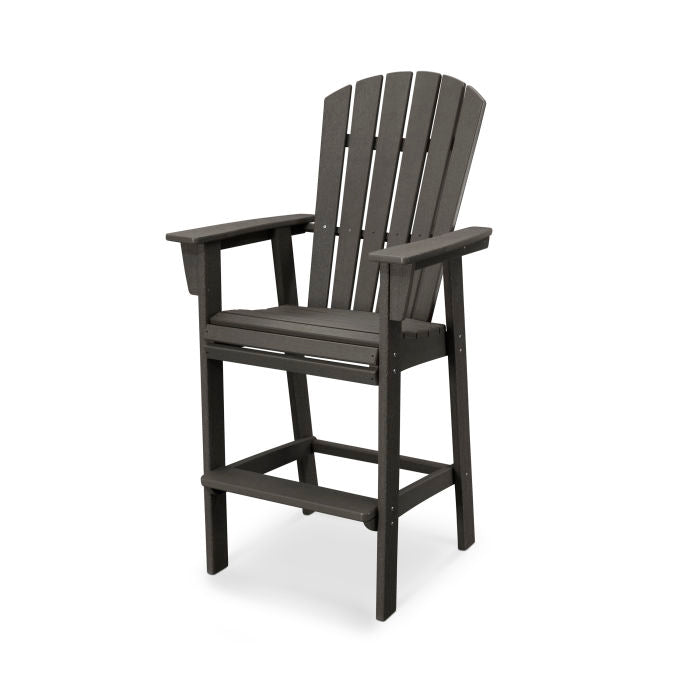 Nautical Curveback Adirondack Bar Chair in Vintage Finish