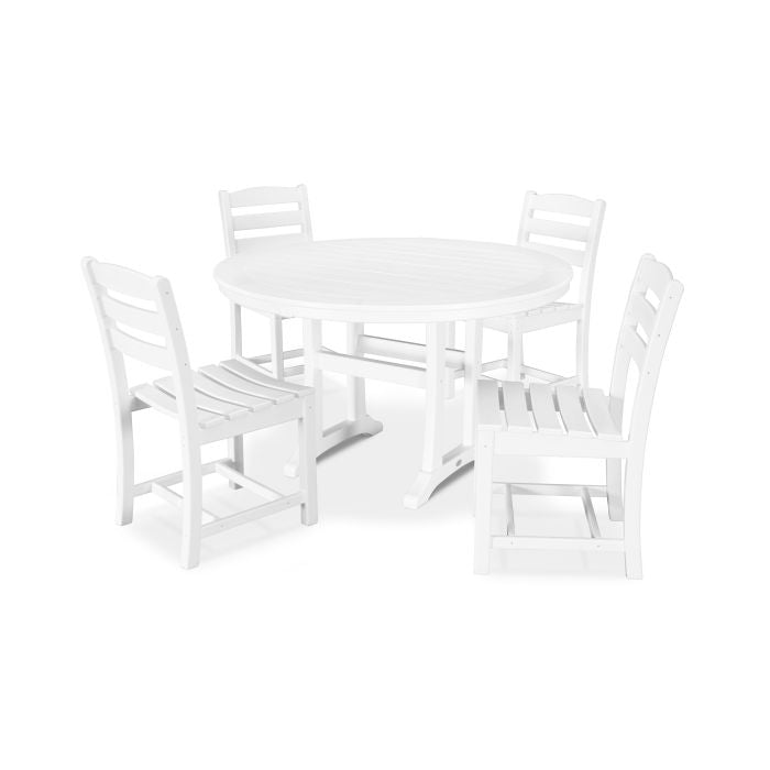 La Casa Café 5-Piece Side Chair Dining Set