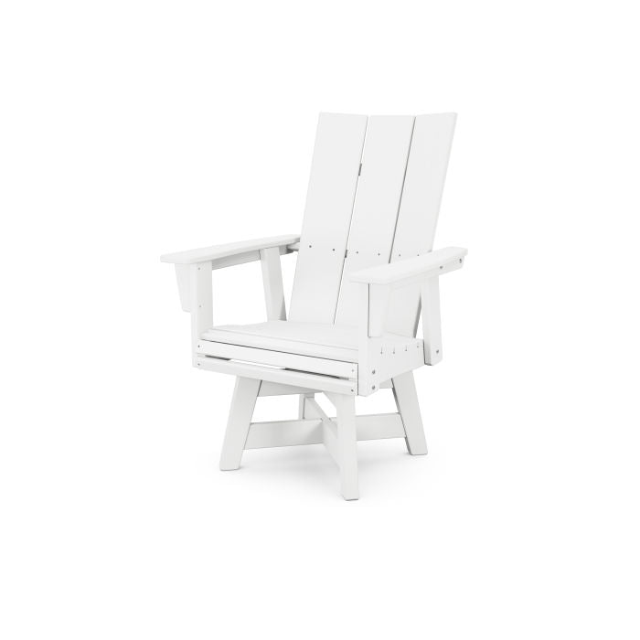 Modern Curveback Adirondack Swivel Dining Chair