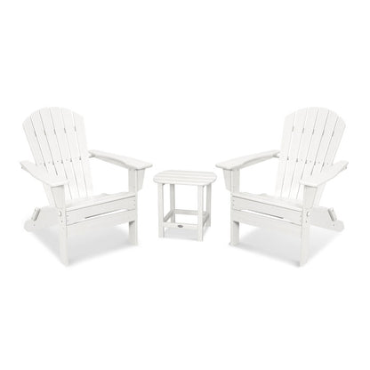 South Beach 3-Piece Folding Adirondack Set