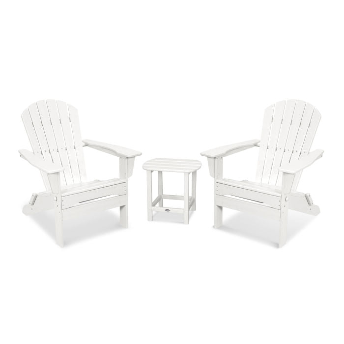 South Beach 3-Piece Folding Adirondack Set