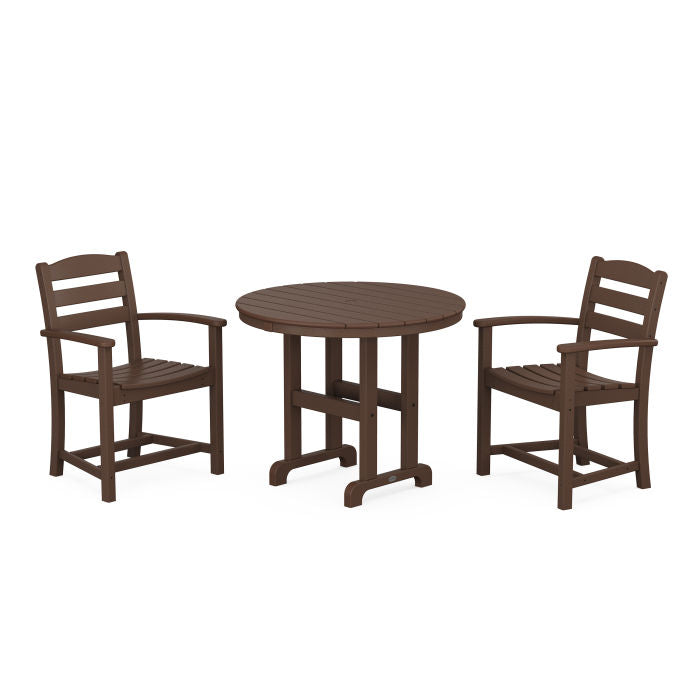 La Casa Café 3-Piece Round Dining Set