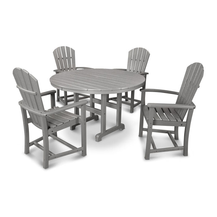 Palm Coast 5-Piece Round Farmhouse Dining Set