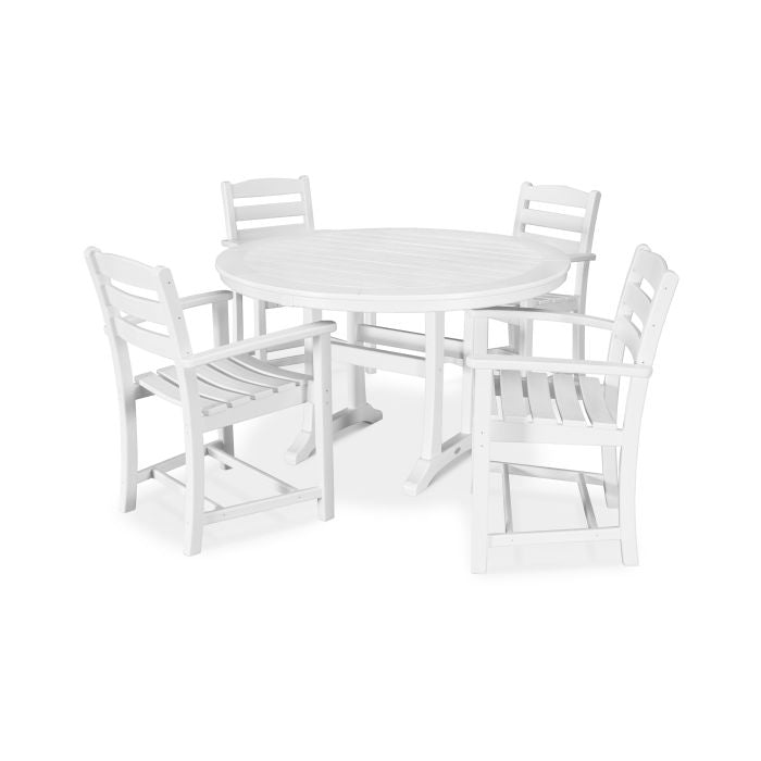 La Casa Café 5-Piece Arm Chair Dining Set