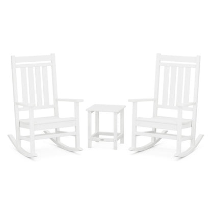 Estate 3-Piece Rocking Chair Set with Long Island 18" Side Table