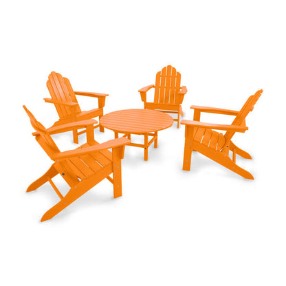 Long Island Adirondack 5-Piece Conversation Group