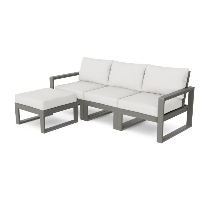 EDGE 4-Piece Modular Deep Seating Set with Ottoman