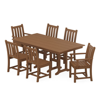 Traditional Garden 7-Piece Farmhouse Dining Set