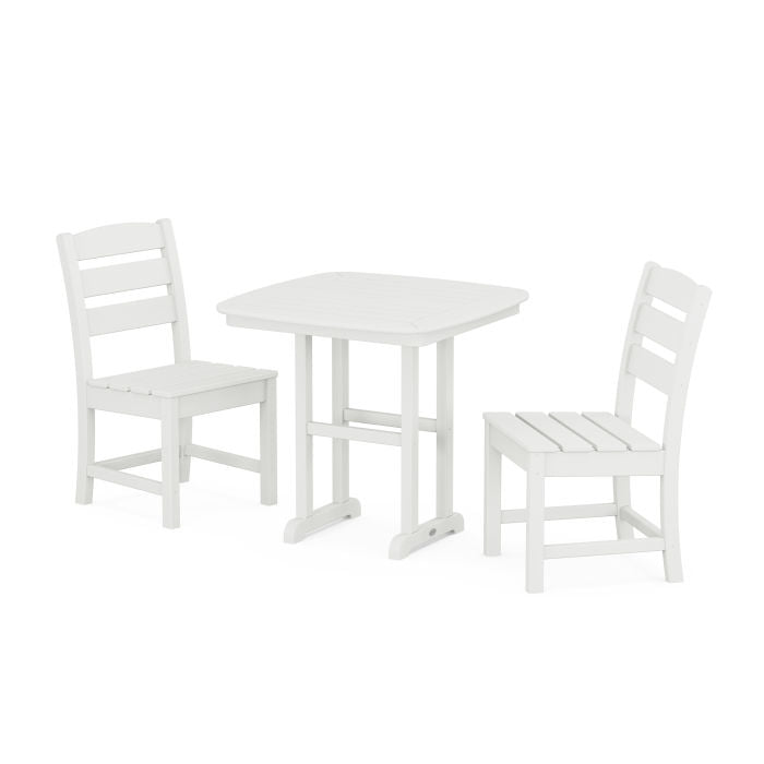 Lakeside Side Chair 3-Piece Dining Set in Vintage Finish