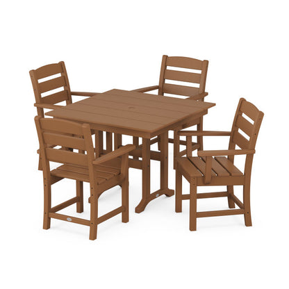 Lakeside 5-Piece Farmhouse Dining Set