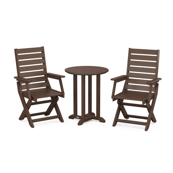 Captain 3-Piece Round Dining Set