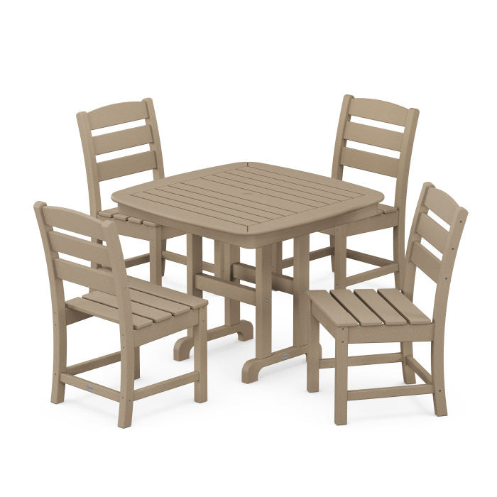 Lakeside 5-Piece Side Chair Dining Set in Vintage Finish