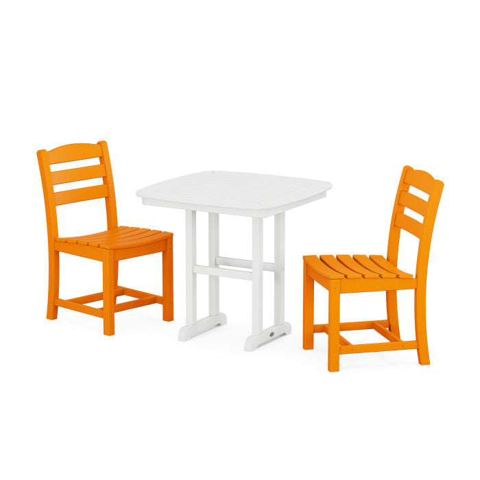 La Casa Café Side Chair 3-Piece Dining Set